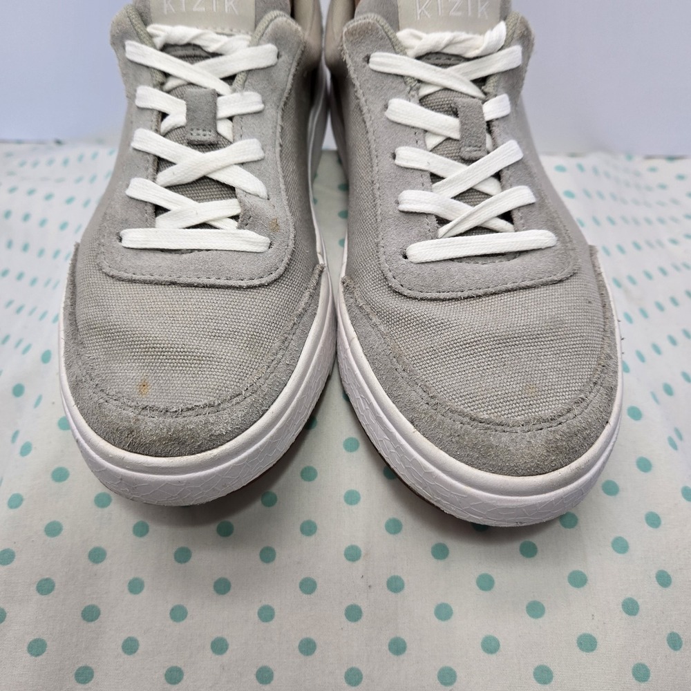 Kizik 'Prague' Women's 9 / Men's 7.5 Hands Free Slip On Sneaker Granite Gray - Picture 4 of 16